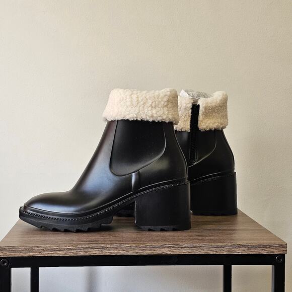INC INTERNATIONAL CONCEPTS Women's Eadin Rain Boots Size 9 Black NWT - Picture 1 of 7